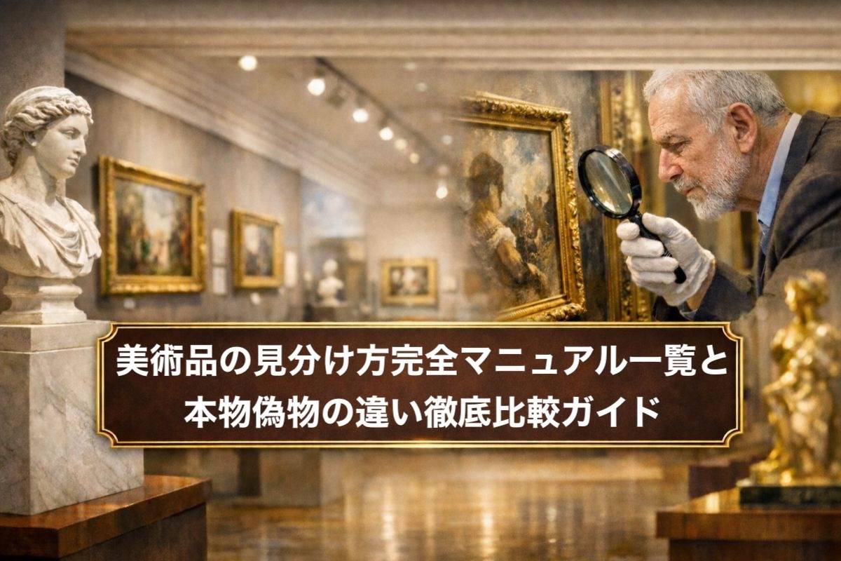 美術品の見分け方完全マニュアル一覧と本物偽物の違い徹底比較ガイド