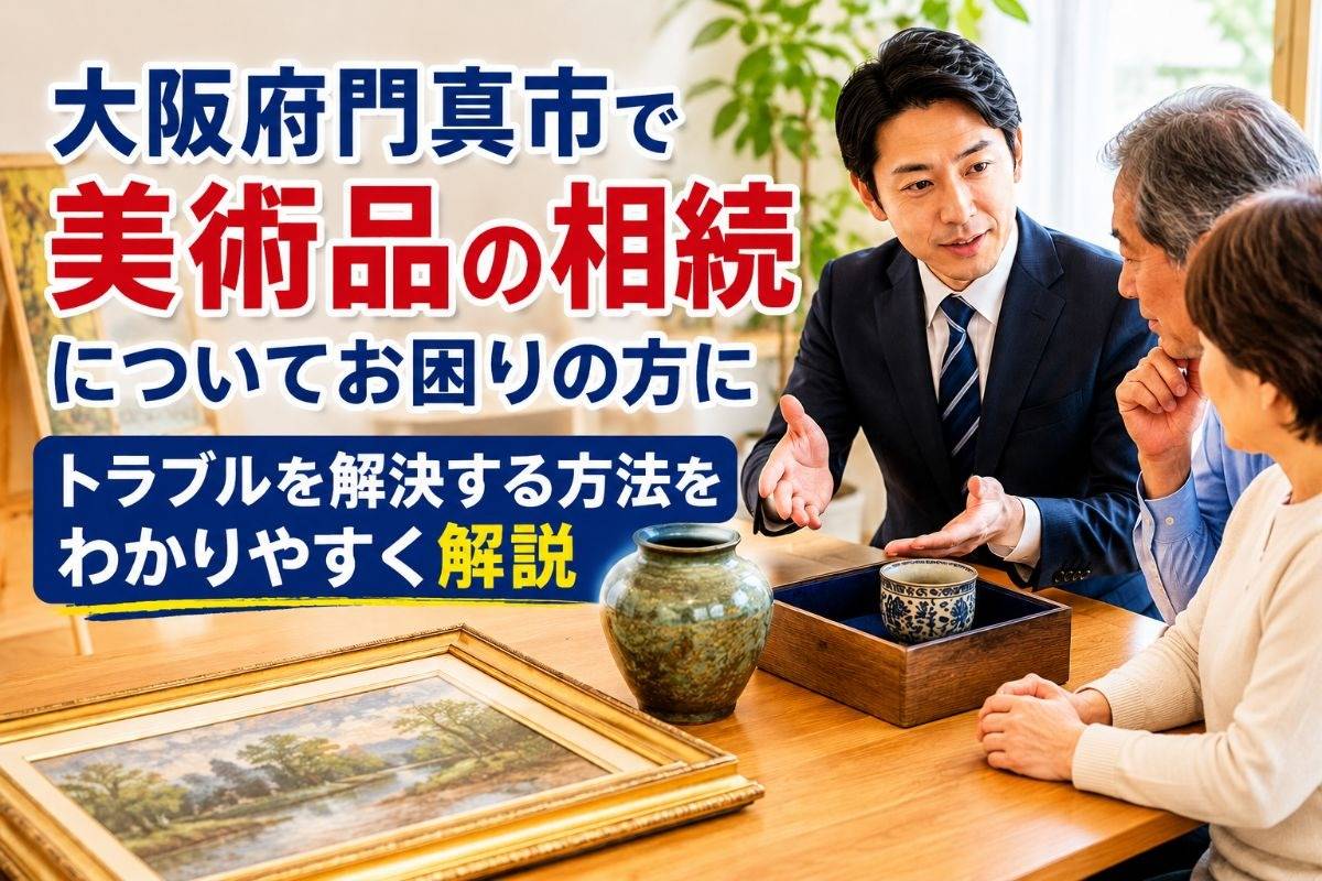 大阪府門真市で美術品の相続についてお困りの方にトラブルを解決する方法をわかりやすく解説