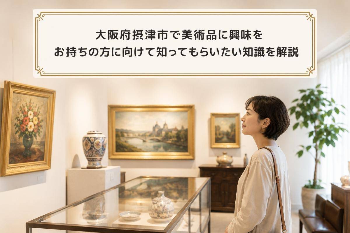 大阪府摂津市で美術品に興味をお持ちの方に向けて知ってもらいたい知識を解説