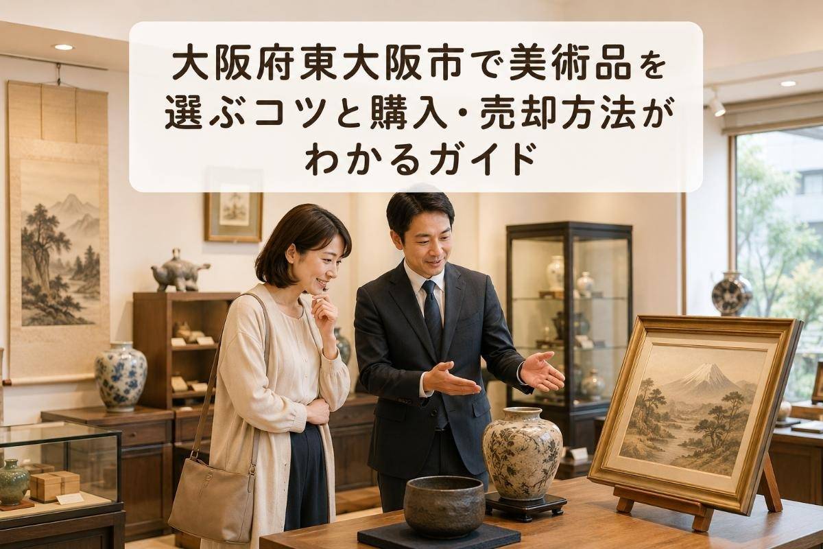 大阪府東大阪市で美術品を選ぶコツと購入・売却方法がわかるガイド