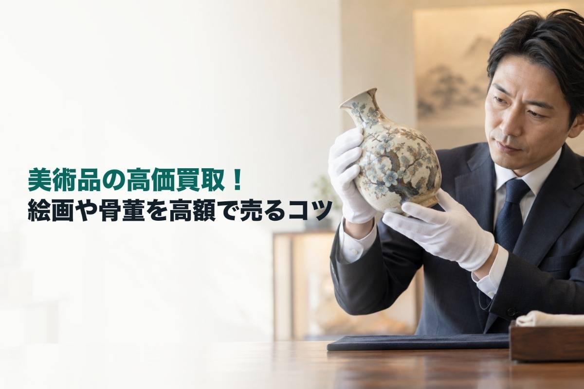 美術品の高価買取!絵画や骨董を高額で売るコツ